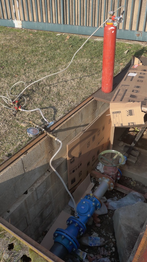 Fuite sur réseau Alimentation Usine