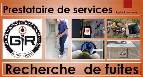 Recherche de fuite d'eau sur site Industriel (034)